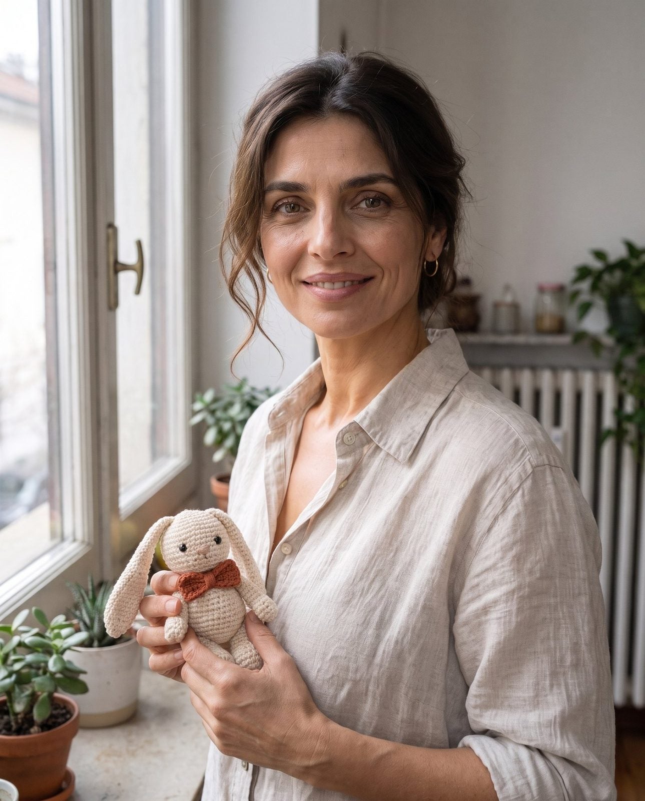 Carla at the Filosogno atelier